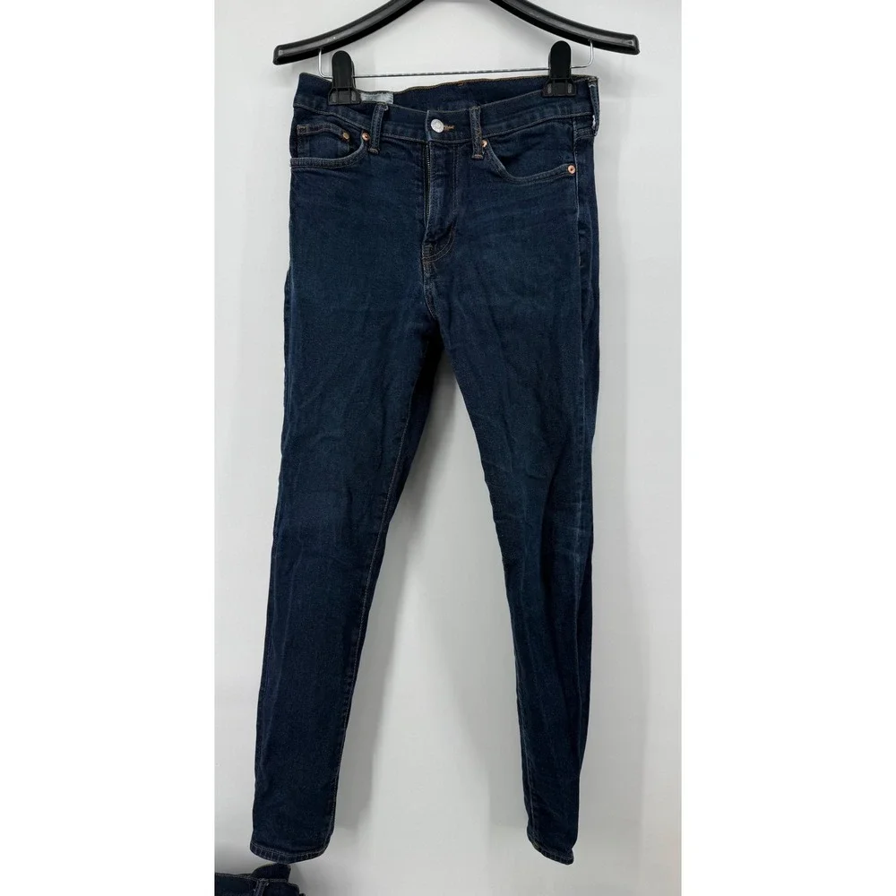 Lot of 3 HM Mens Skinny Fit Jeans Dark Wash Indigo Denim 29x32 30x32 Bundle